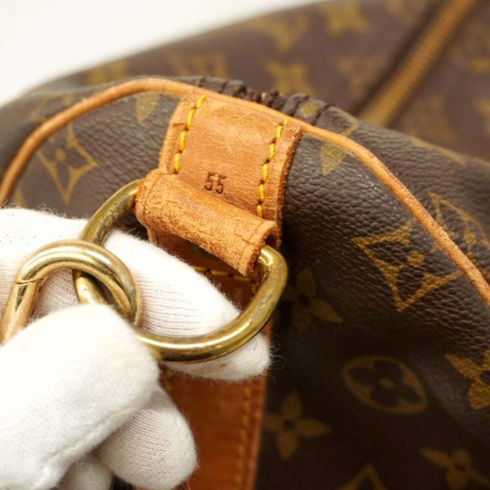 Louis Vuitton Monogram Keepall Bandouliere 55 Boston Bag M41414 Brown Men's a... - Picture 9 of 13